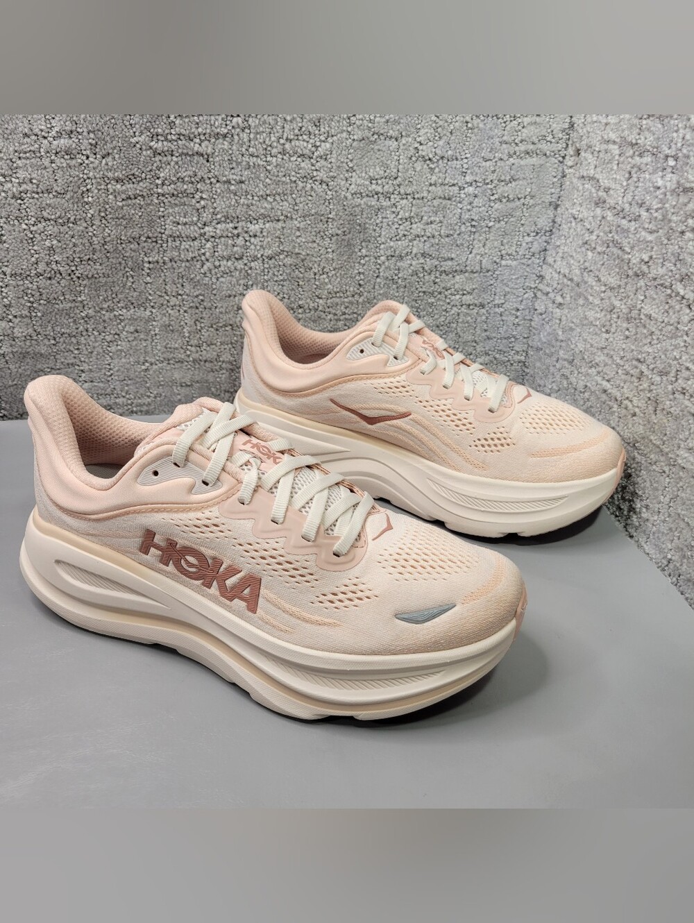 Hoka One One Bondi 9 Wide Women's Size US 8D Rose Latte Athletic Sneakers. - Picture 11 of 12